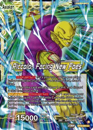 Piccolo // Piccolo, Facing New Foes (BT18-090) - Promotion Cards