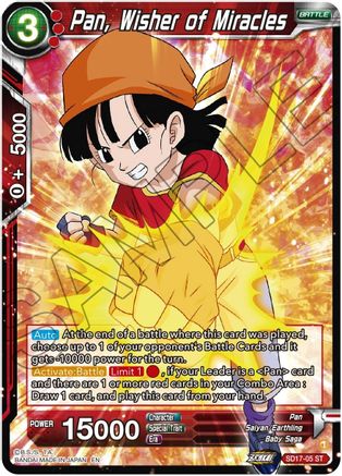 Pan, Wisher of Miracles (SD17-05) - Dawn of the ZLegends Foil