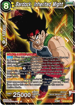 Bardock, Inherited Might (BT18-107) - Dawn of the ZLegends Foil