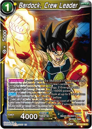Bardock, Crew Leader (BT18-108) - Dawn of the ZLegends