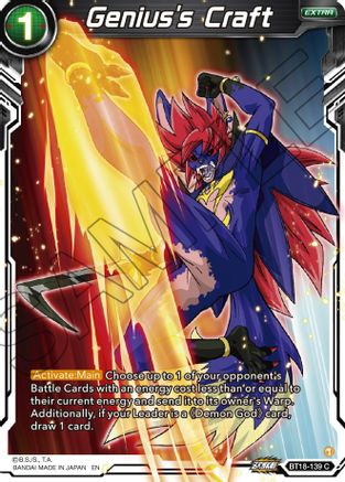 Genius's Craft (BT18-139) - Dawn of the ZLegends Foil