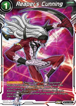 Reaper's Cunning (BT18-138) - Dawn of the ZLegends