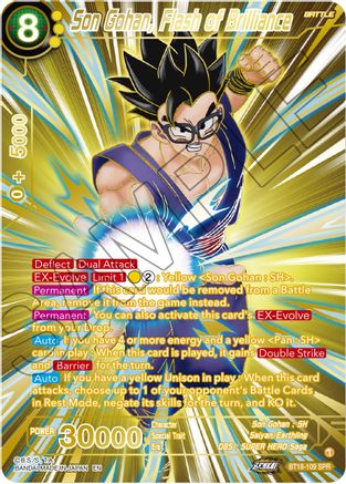 Son Gohan, Flash of Brilliance (SPR) (BT18-109) - Dawn of the ZLegends Foil