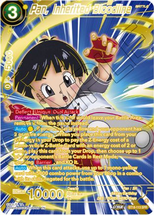 Pan, Inherited Bloodline (SPR) (BT18-113) - Dawn of the ZLegends Foil