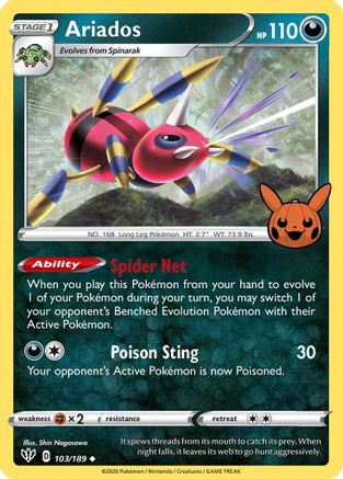 Ariados 103/189 Trick or Trade BOOster Bundle - Promo