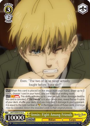 Armin: Fight Among Friends (AOT/SX04-014 U) - Attack On Titan: Final Season