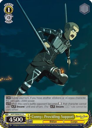 Conny: Providing Support (AOT/SX04-017 C) - Attack On Titan: Final Season