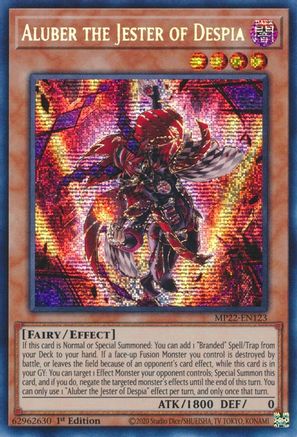 Aluber the Jester of Despia (MP22-EN123) - 2022 Tin of the Pharaoh's Gods 1st Edition