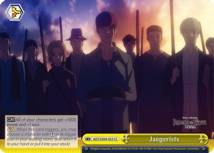 Jaegerists (AOT/SX04-023 CC) - Attack On Titan: Final Season