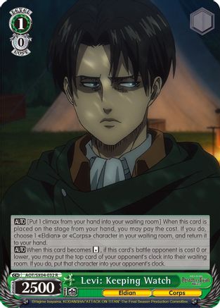 Levi: Keeping Watch (AOT/SX04-032 R) - Attack On Titan: Final Season