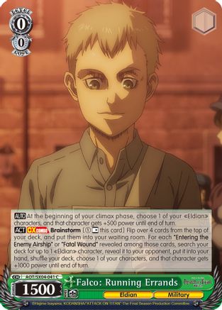 Falco: Running Errands (AOT/SX04-041 C) - Attack On Titan: Final Season