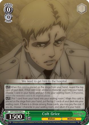 Colt Grice (AOT/SX04-042 C) - Attack On Titan: Final Season