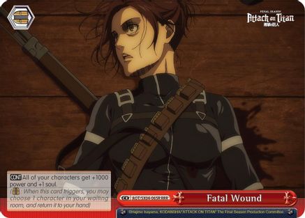 Fatal Wound (RRR) (AOT/SX04-065R RRR) - Attack On Titan: Final Season