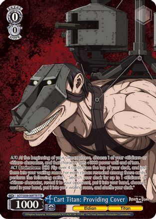 Cart Titan: Providing Cover (TTR) (AOT/SX04-069TTR TTR) - Attack On Titan: Final Season