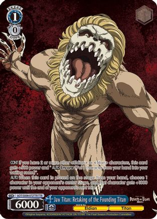 Jaw Titan: Retaking of the Founding Titan (TTR) (AOT/SX04-072TTR TTR) - Attack On Titan: Final Season
