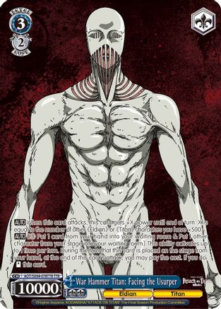 War Hammer Titan: Facing the Usurper (TTR) (AOT/SX04-078TTR TTR) - Attack On Titan: Final Season