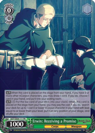 Erwin: Receiving a Promise (AOT/SX04-111 PR) - Attack On Titan: Final Season