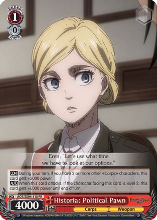 Historia: Political Pawn (AOT/SX04-115 PR) - Attack On Titan: Final Season