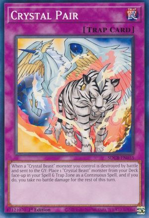 Crystal Pair (SDCB-EN035) - Structure Deck: Legend of the Crystal Beasts 1st Edition