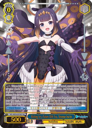 Wishing for a Future With You, Ninomae Ina'nis (HLP) (HOL/WE36-E41HLP HLP) - hololive production Premium Booster