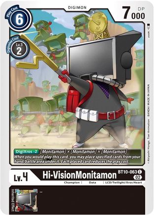 Hi-VisionMonitamon (BT10-063) - Xros Encounter