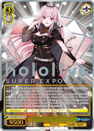 Wishing for a Future With You, Mori Calliope (SP) (HOL/WE36-E13SP SP) - hololive production Premium Booster