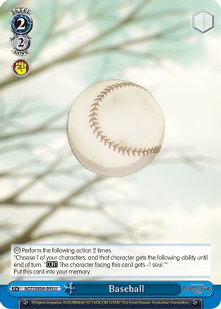 Baseball (AOT/SX04-095 U) - Attack On Titan: Final Season