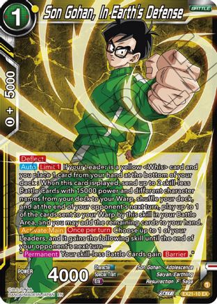 Son Gohan, In Earth's Defense (EX21-10) - 5th Anniversary Set Foil