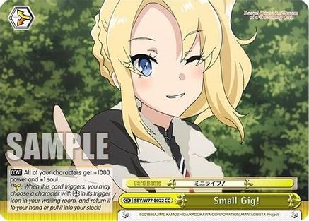 Small Gig! (SBY/W77-E022 CC) - Rascal Does Not Dream of a Dreaming Girl