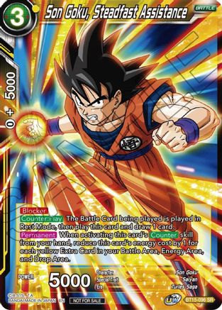 Son Goku, Steadfast Assistance (Zenkai Series Tournament Pack Vol.1) (BT15-096) - Tournament Promotion Cards