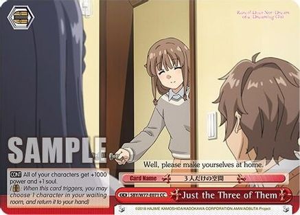 Just the Three of Them (SBY/W77-E071 CC) - Rascal Does Not Dream of a Dreaming Girl