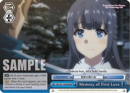 Memory of First Love (RRR) (SBY/W77-E099R RRR) - Rascal Does Not Dream of a Dreaming Girl