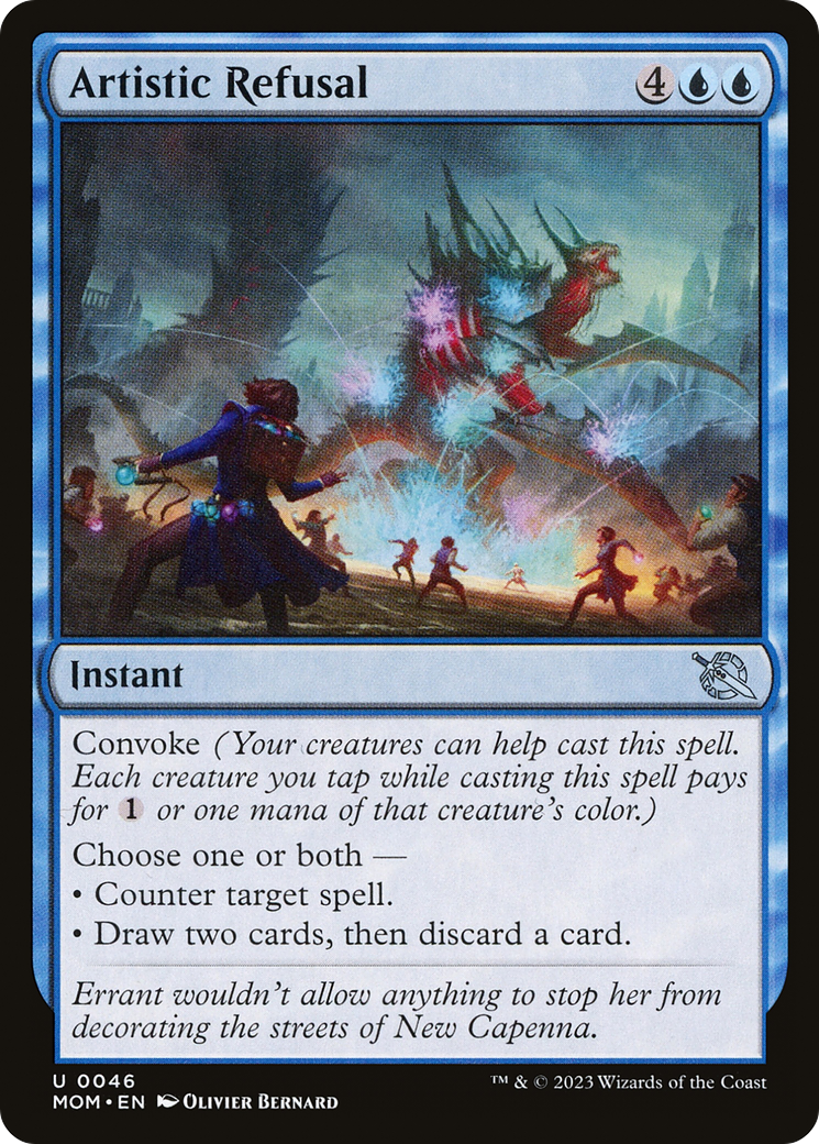 Artistic Refusal (MOM-046) - March of the Machine Foil