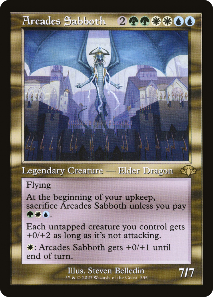 Arcades Sabboth (Retro Frame) (DMR-355) - Dominaria Remastered