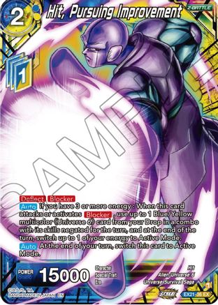 Hit, Pursuing Improvement (EX21-36) - 5th Anniversary Set Foil