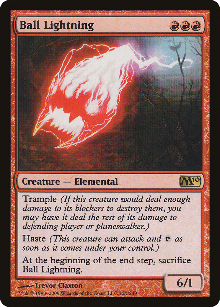 Ball Lightning (M10-125) - Magic 2010 Foil