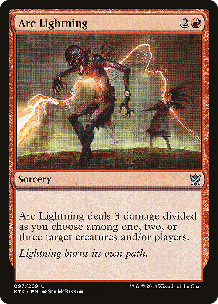 Arc Lightning (KTK-097) - Khans of Tarkir