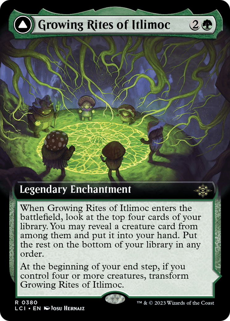 Growing Rites of Itlimoc (Extended Art) (LCI-380) - The Lost Caverns of Ixalan: (Extended Art) Foil
