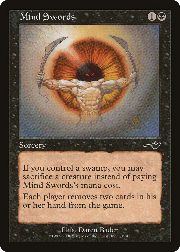 Mind Swords (NMS-060) - Nemesis Foil