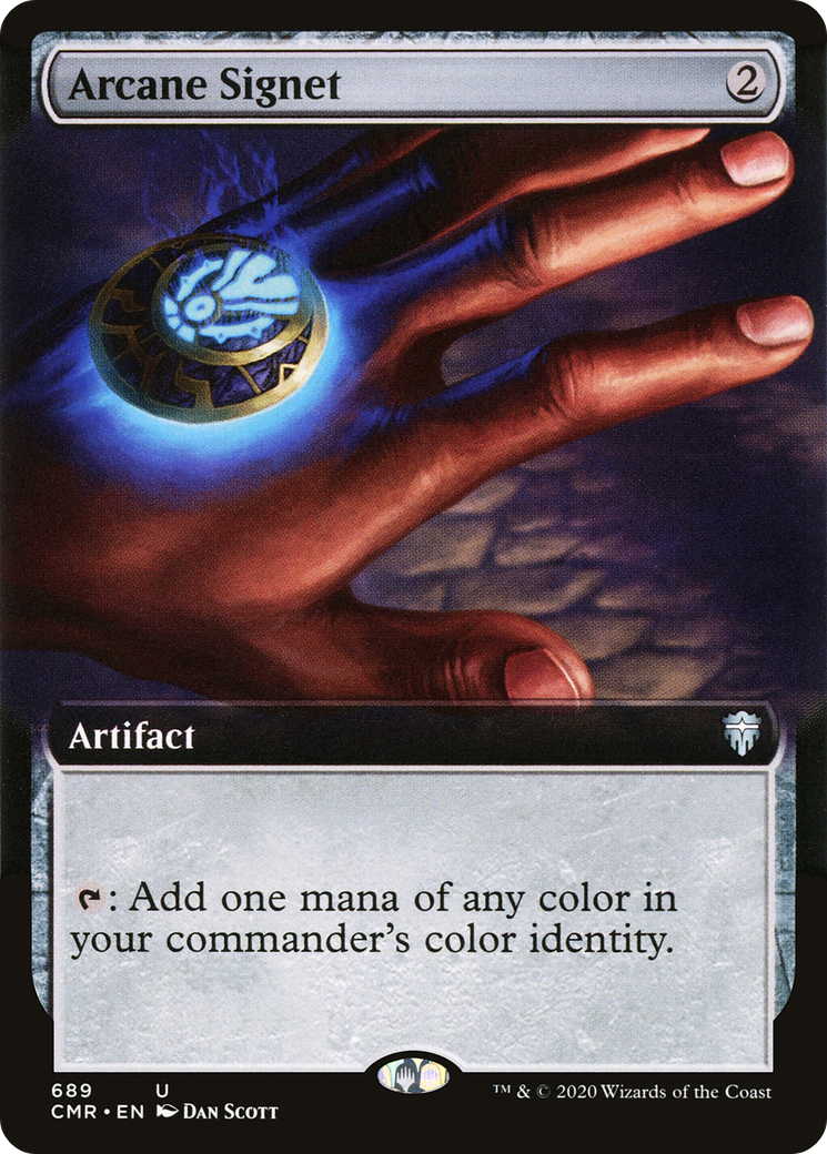 Arcane Signet (Extended Art) (CMR-689) - Commander Legends: (Extended Art) Foil