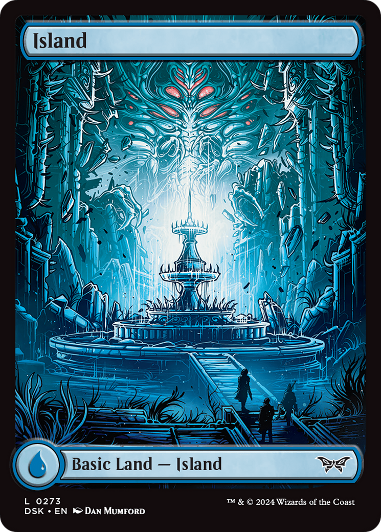 Island (273) - Full Art (DSK-273) - Duskmourn: House of Horror