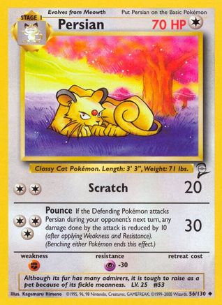 Persian 056/130 Base Set 2 - Uncommon
