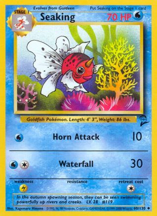 Seaking 060/130 Base Set 2 - Uncommon