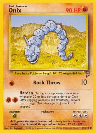 Onix 084/130 Base Set 2 - Common