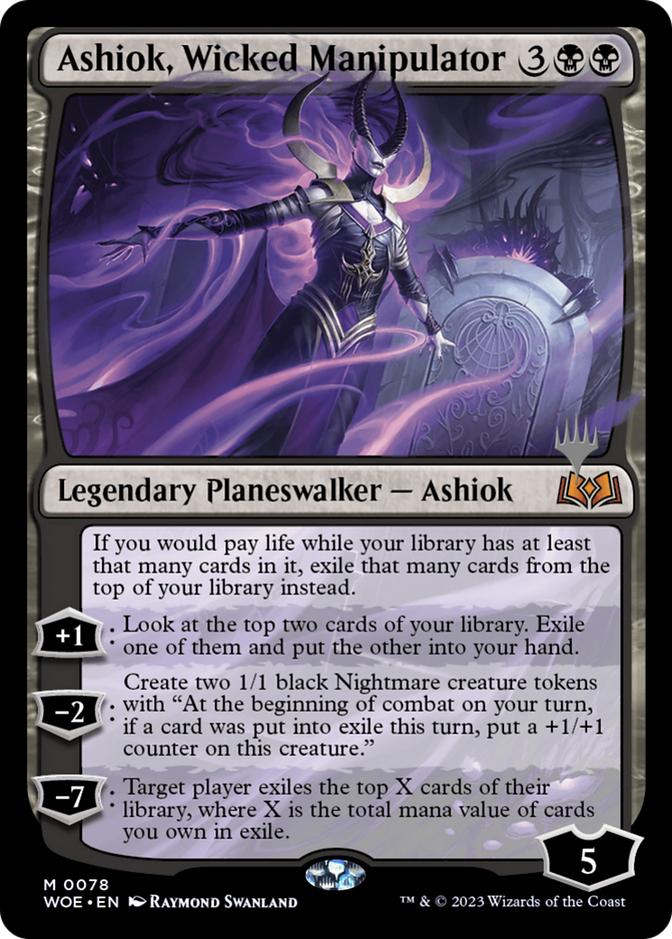 Ashiok, Wicked Manipulator (PPWOE-078) - Wilds of Eldraine Promos Foil