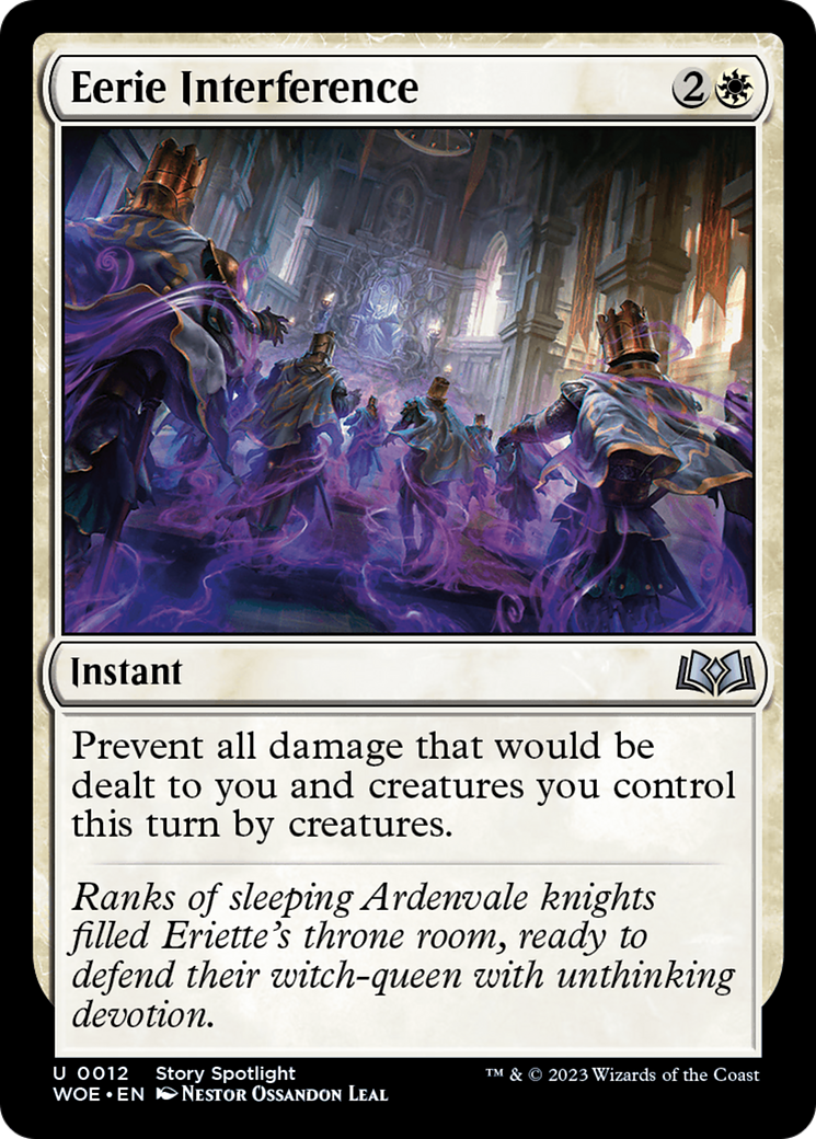 Eerie Interference (WOE-012) - Wilds of Eldraine Foil