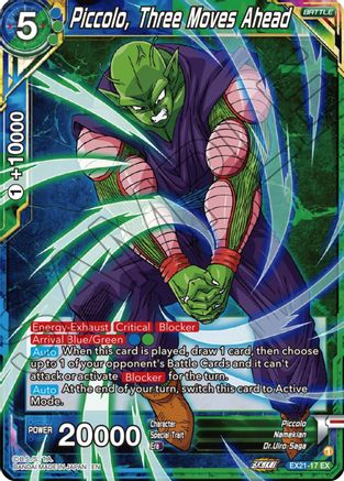 Piccolo, Three Moves Ahead (EX21-17) - 5th Anniversary Set Foil