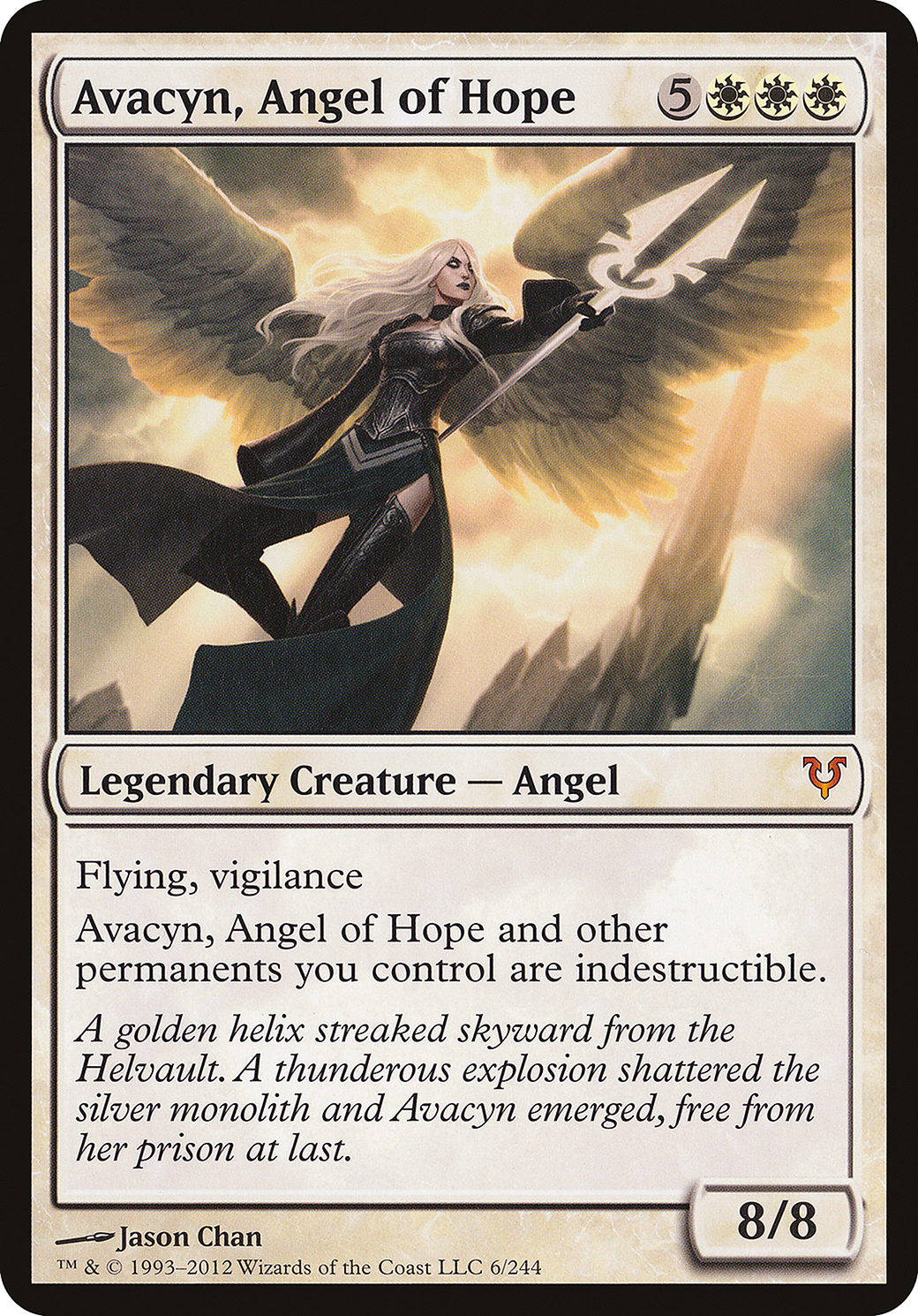 Avacyn, Angel of Hope (Avacyn Restored) (OVER-006) - Open the Helvault