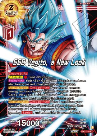 SSB Vegito, a New Look (EX21-19) - 5th Anniversary Set Foil