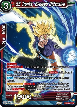 SS Trunks, Evolved Offensive (BT19-015) - Fighters Ambition Foil